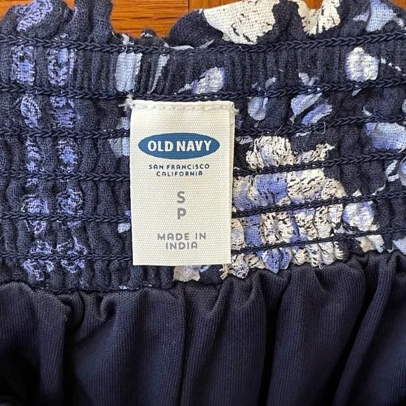 Old Navy Womens Size S Skirt Floral Multicolor Boho Lined Pull On Elastic Waist - Picture 9 of 12